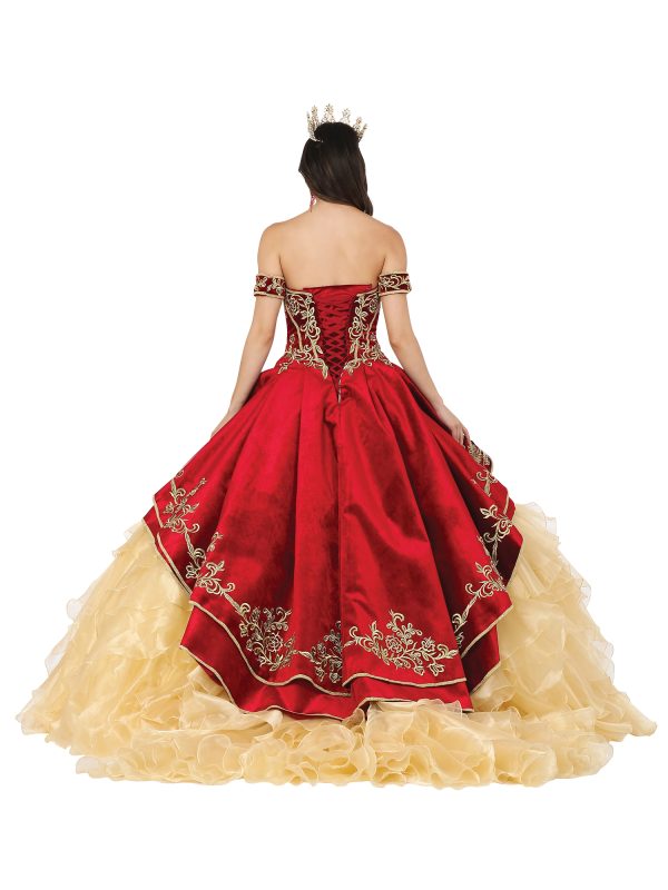 Off The Shoulder Sequins Burgundy Quinceanera Dress Sweet 16 Dress Us8 |  Burgundy quinceanera dresses, Red quinceanera dresses, Quinceanera dresses